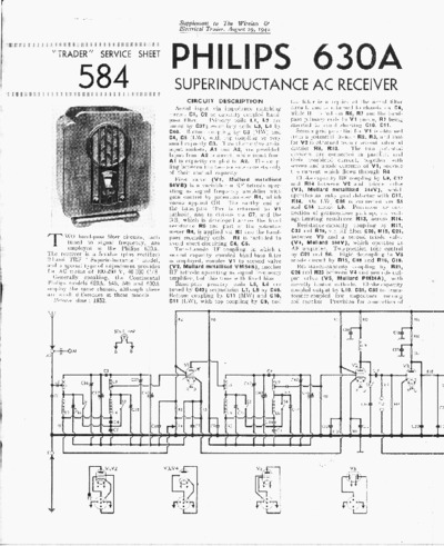 Philips 630A Service Manual