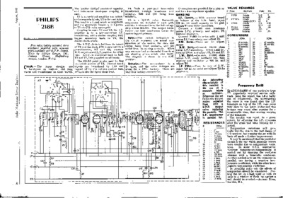 Philips 218B Schematic