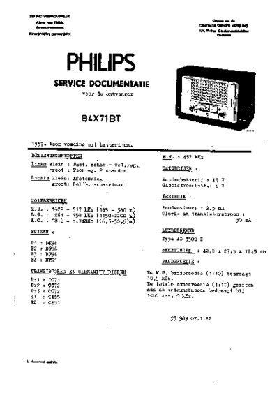 Philips B4X71-BT