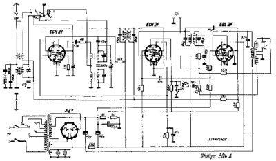 Philips 304A Schematic