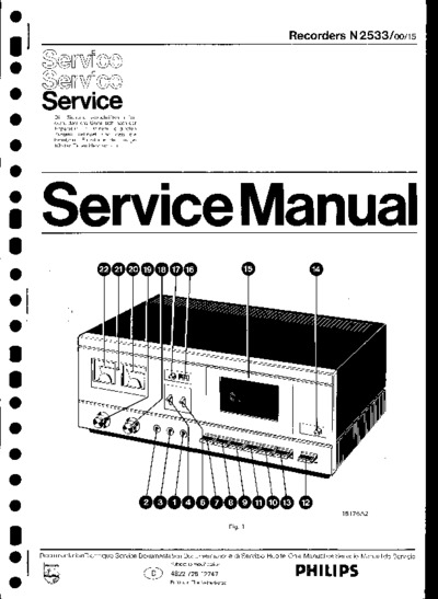 Philips N2533 Service Manual