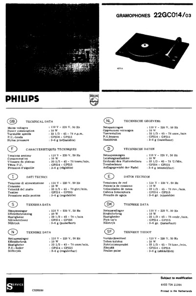 Philips 22GC014