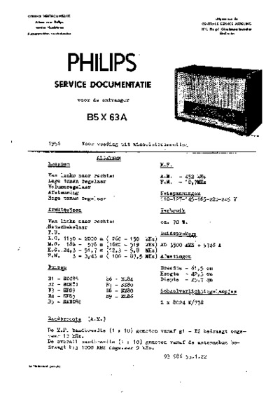 Philips B5X63A