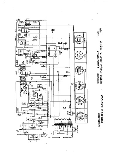 Philips HF-453A Schematic