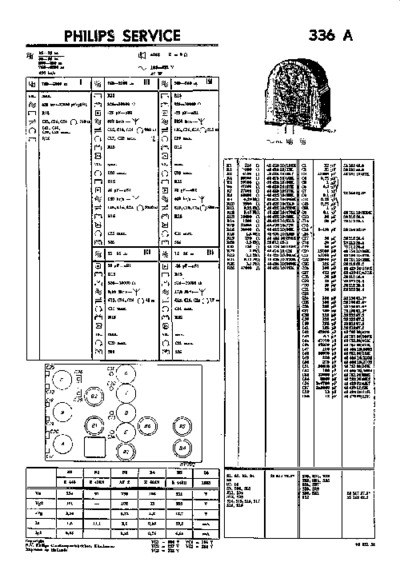 Philips 336A Schematic