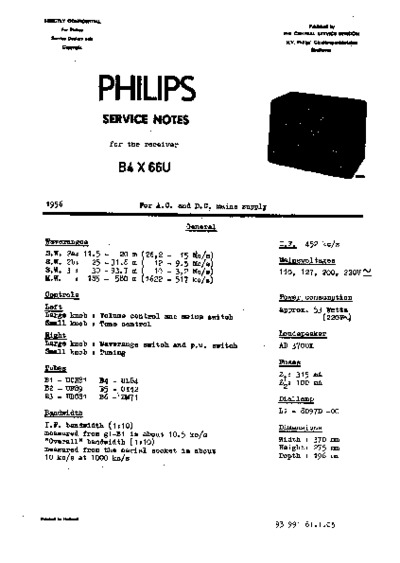 Philips B4X66U