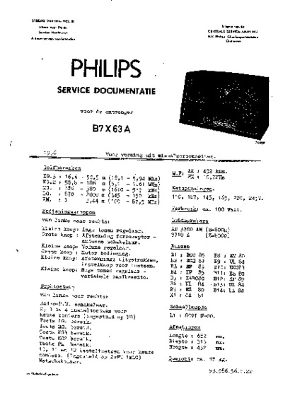 Philips B7X63A