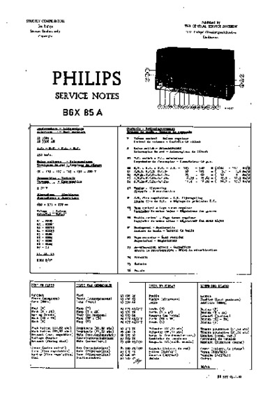Philips B6X85A