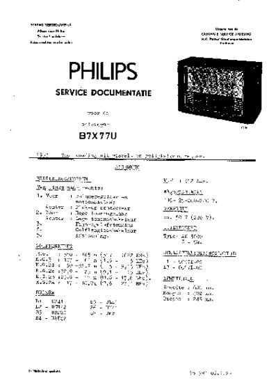 Philips B7X77U