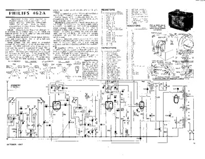 Philips 462A Schematic