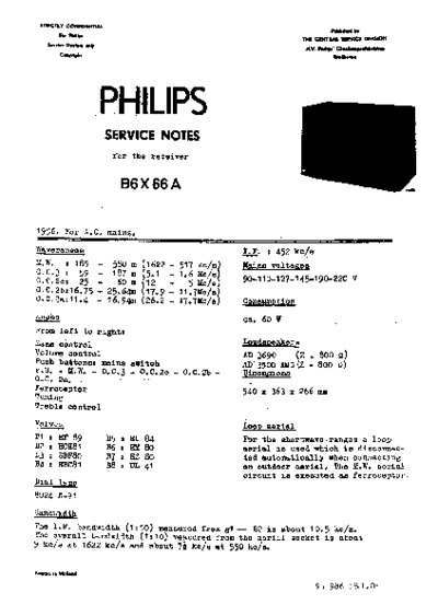 Philips B6X66A