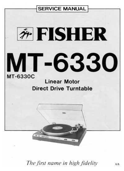 Fisher MT-6330 Turntable