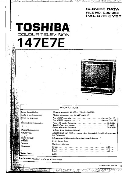Toshiba 147E7E