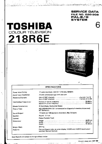 Toshiba 218R6E