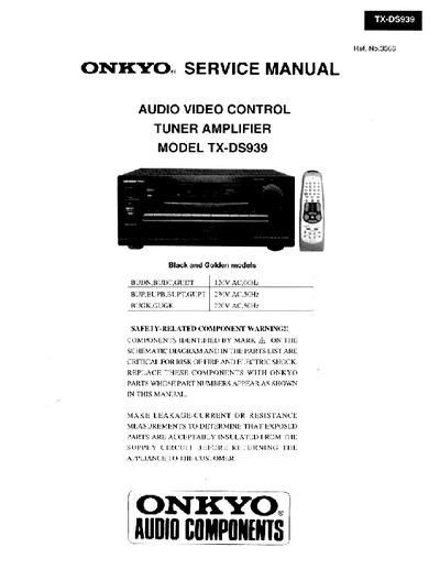 Onkyo TX-DS939