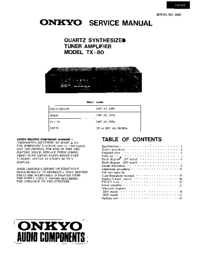 Onkyo TX-80