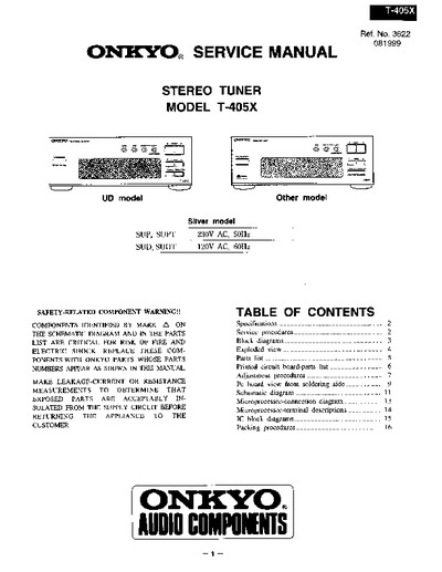 Onkyo T405