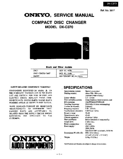 Onkyo DX-C370