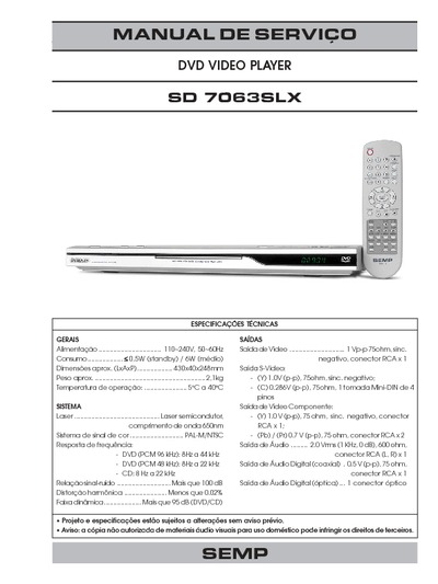 Toshiba MS SD7063 SLX