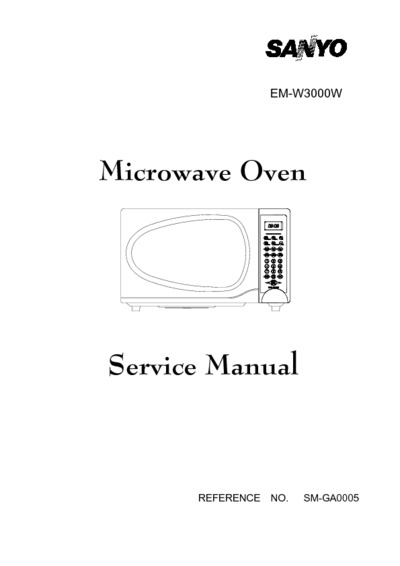 Sanyo microwave EMZ2000SSM-GA0005