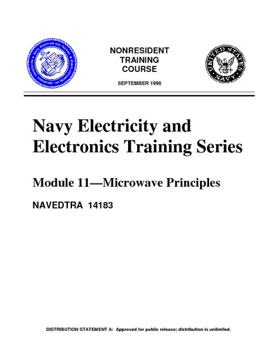 Module 11 - Microwave Principles