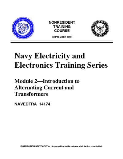 Module 2 - Introduction to Alternating Current and Transformers