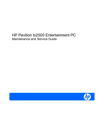 HP PAVILION TX2500