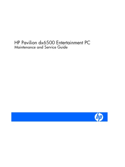 HP PAVILION DX6500