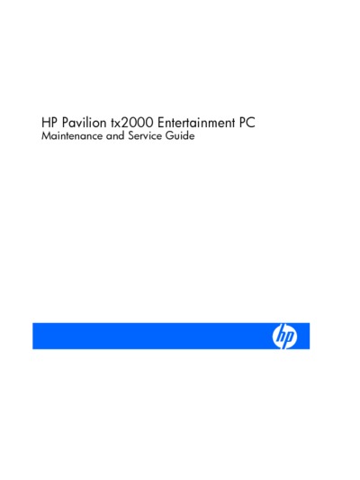 HP PAVILION TX2000