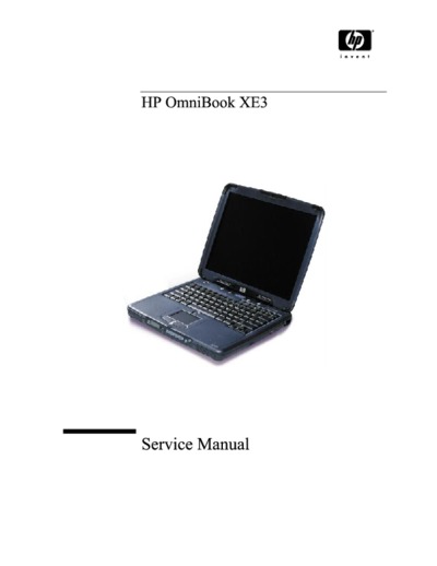 HP Omnibook XE3 Service Manual