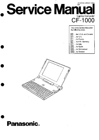 Panasonic CF-1000 Notebook