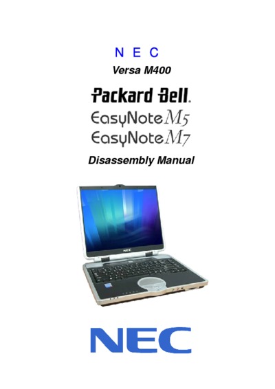 Packard Bell EASYNOTE M5 M7 VERSA M400 Notebook