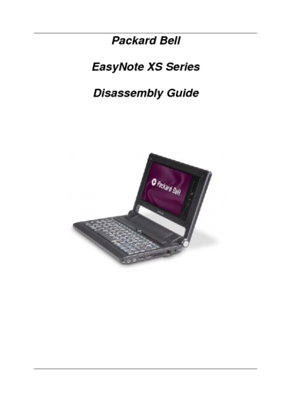 Packard Bell EASYNOTE XS Notebook