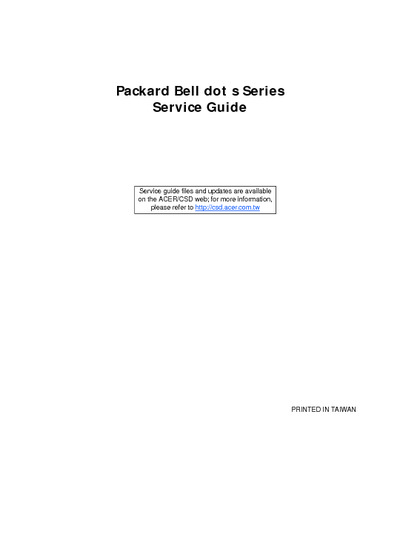 Packard Bell DOT S Notebook
