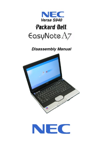 Packard Bell EASYNOTE A7 VERSA S940 Notebook