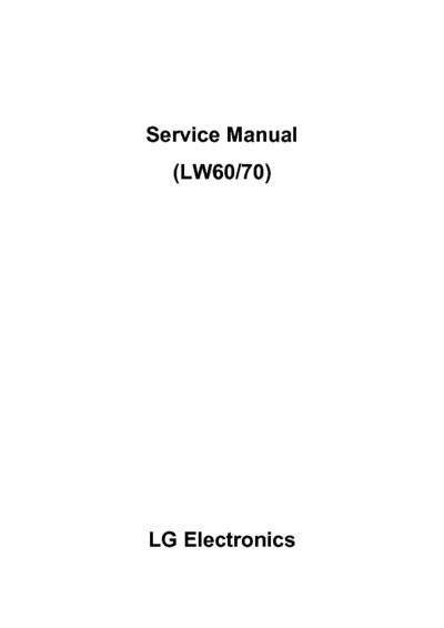 LG LW60 LW70 Notebook