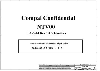 Compal LA-5661P R1 Schematics