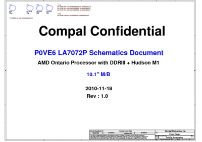 Compal LA-7072P R1 Schematics