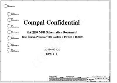 Compal LA-5011P R1.0 Schematics