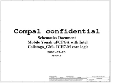 Compal LA-3491P R0.5 Schematics