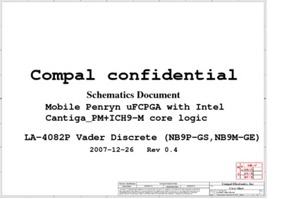 Compal LA-4082P R0.4 Schematics