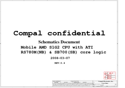 Compal LA-4111P R0.4 Schematics