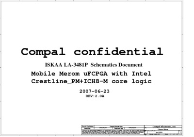 Compal LA-3481P R2.0A Schematics