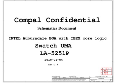 Compal LA-5251P R0.9 Schematics