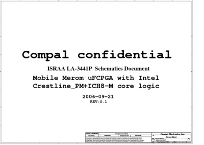 Compal LA-3441P R0.1 Schematics