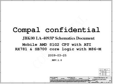 Compal LA-4093P R1.0 Schematics