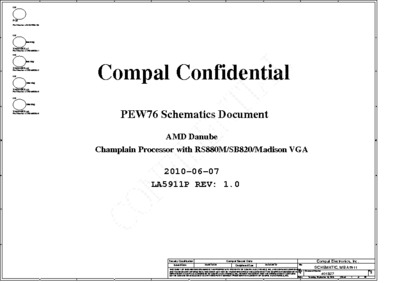 Compal LA-5911P R1.0 Schematics