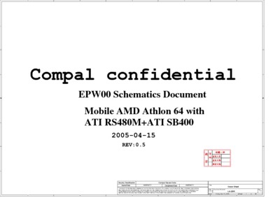Compal LA-2541 R0.5 Schematics