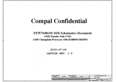 Compal LA-6552P R1.0 Schematics