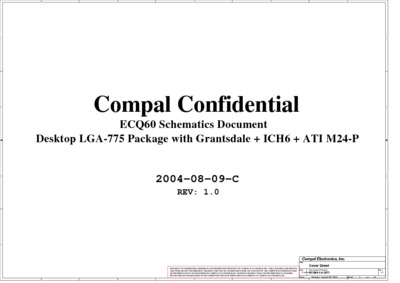 Compal LA-2271 R1.0 Schematics